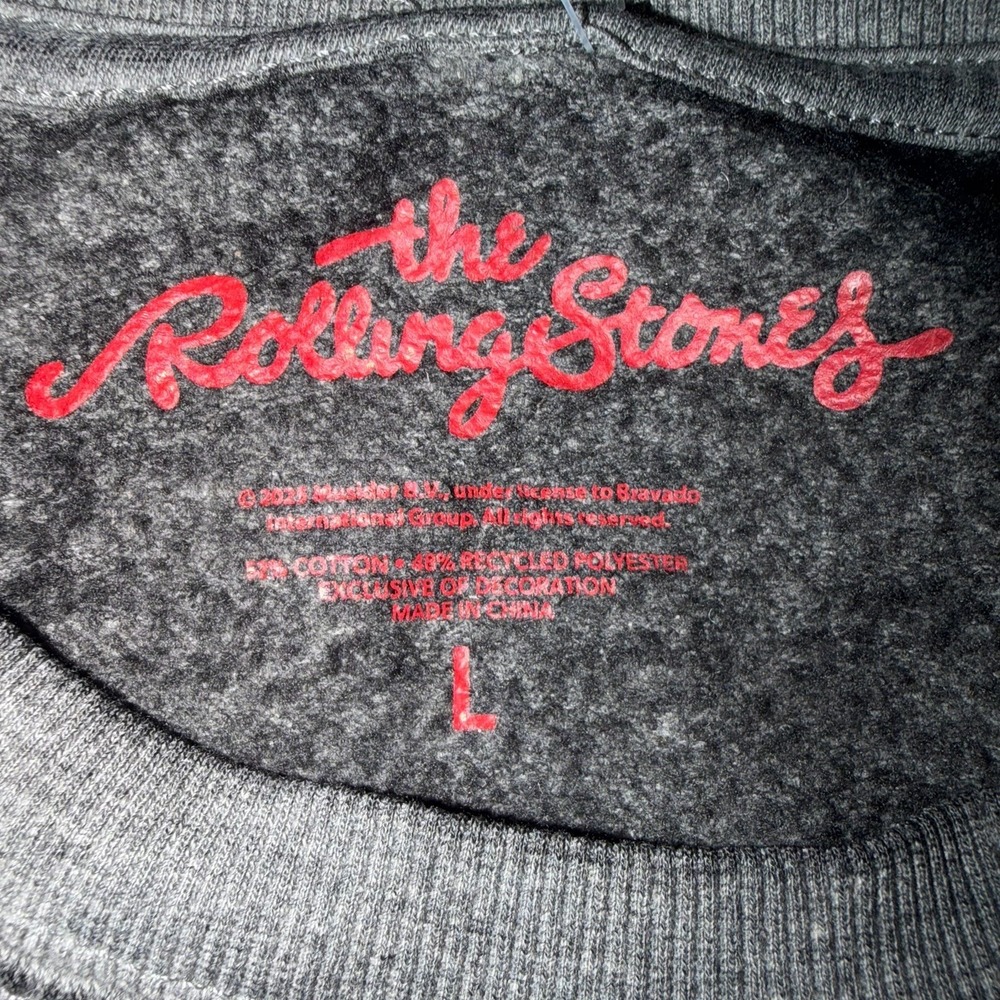 Rolling Stones Live And In Person Sacramento Memorial Aud Sweatshirt W Large - Picture 4 of 7